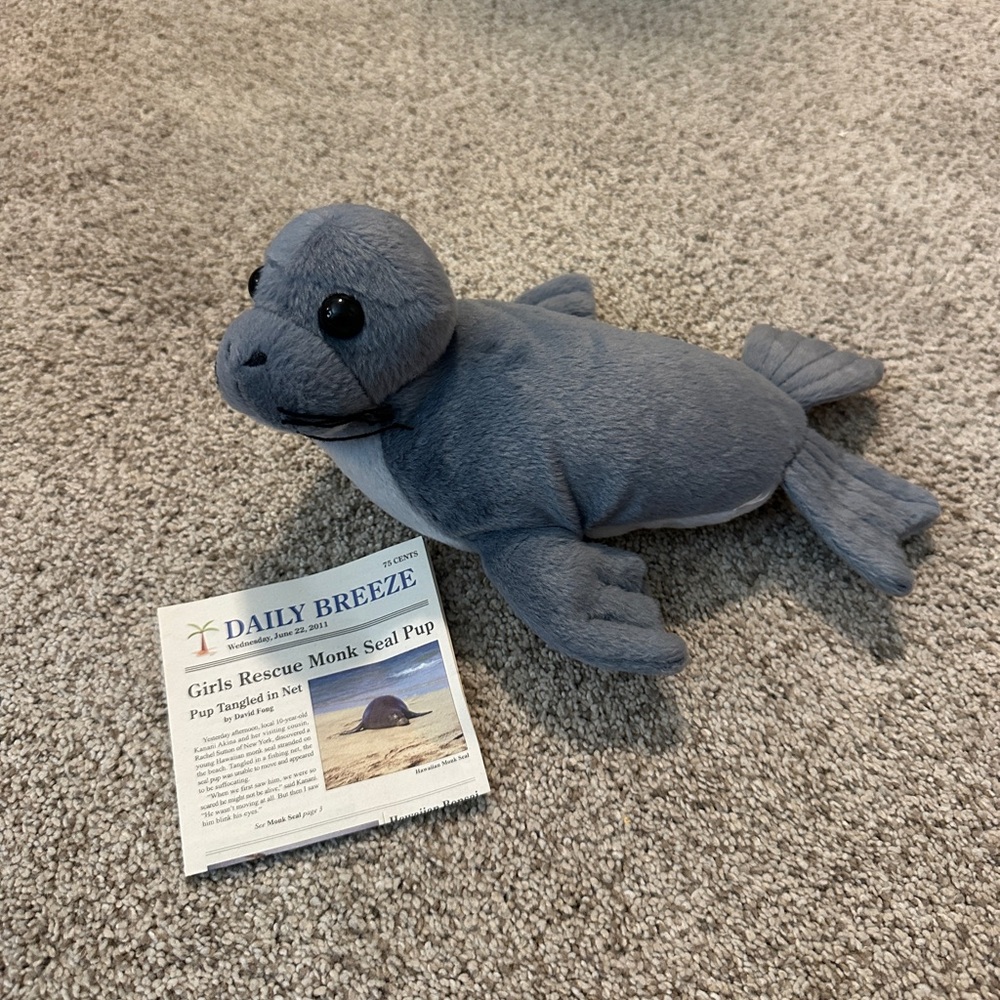 RETIRED American Girl Kanani Pet Monk Seal